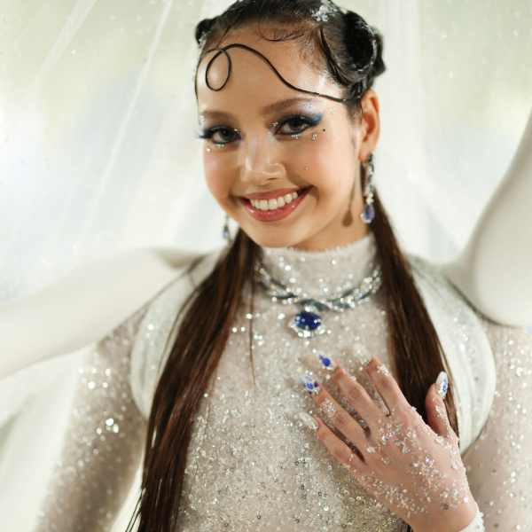 Singer Lisa shows off her Met Gala 2026 sparkly makeup and nails