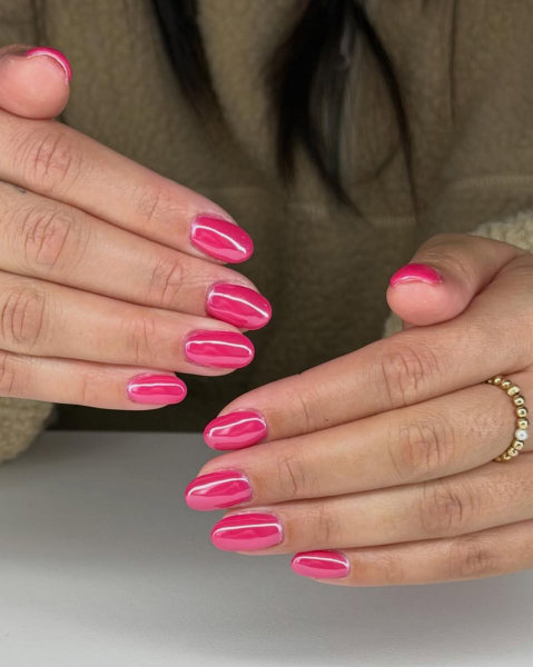 Fuchsia Nails