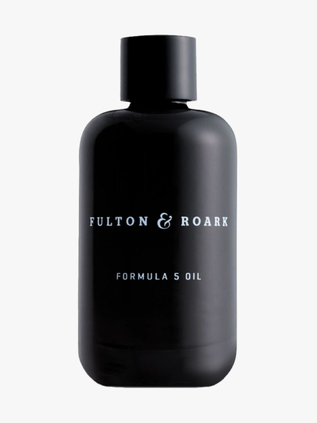 Fulton & Roark Formula 5 Oil in branded component on a light gray background